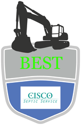 Logo With A&R and Cisco Septic and Excavator together showing they are all working together for septic customers